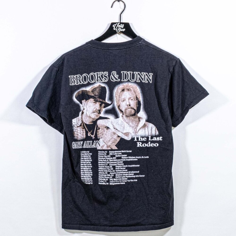 Brooks & Dunn The Last Rodeo Tour T-Shirt Medium Y2K Band Rock - Picture 2 of 9